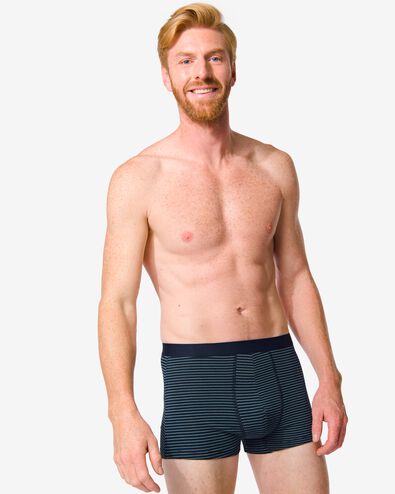 heren boxers kort stretch katoen - 3 stuks grijsmelange