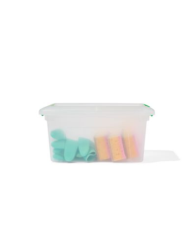 opbergdoos met deksel Rome 5L 28x19.5x14cm groen