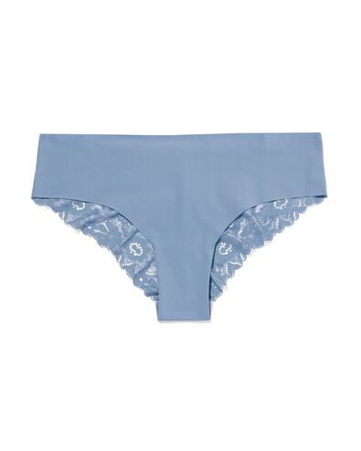 dames brazilian micro met kant blauw