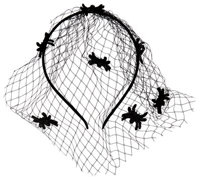 diadeem met spinnen in web