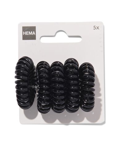 spiraal elastiekjes - 5 stuks