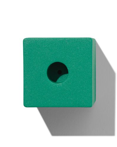 kandelaar aardewerk 7x7x7 groen