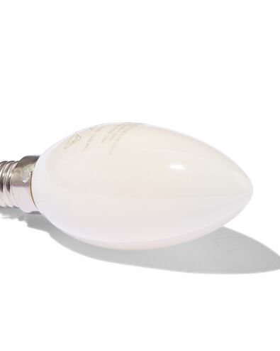 led kaars glass frost E14 4.2W 470lm dim