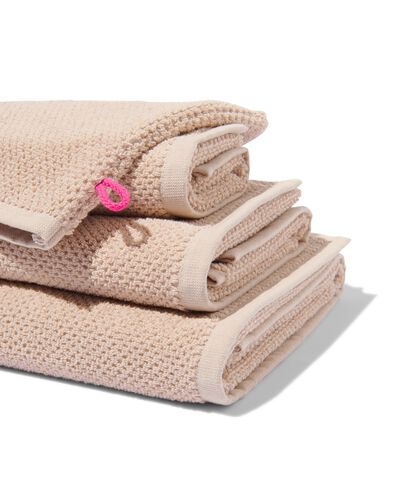 handdoek zware kwaliteit - rijstkorrel beige zand