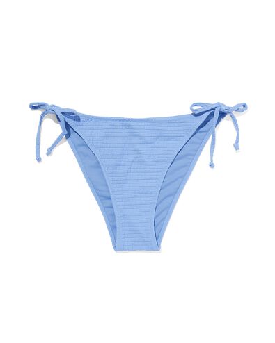 dames bikinibroekje strik lichtblauw
