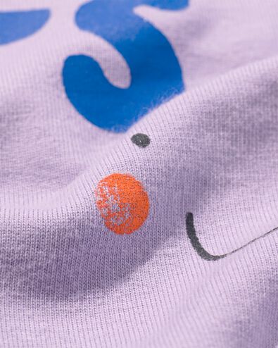 baby sweater 'it's ok' paars