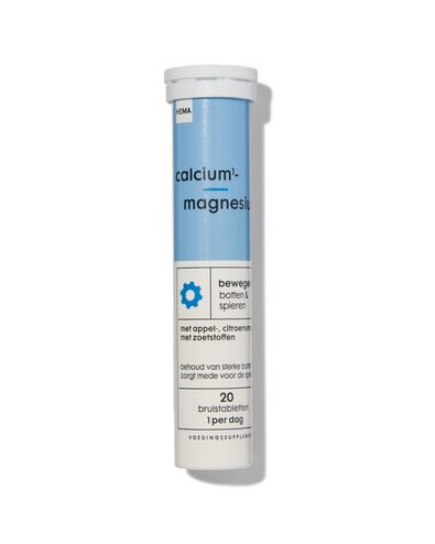 calcium-magnesium bruistabletten - 20 stuks