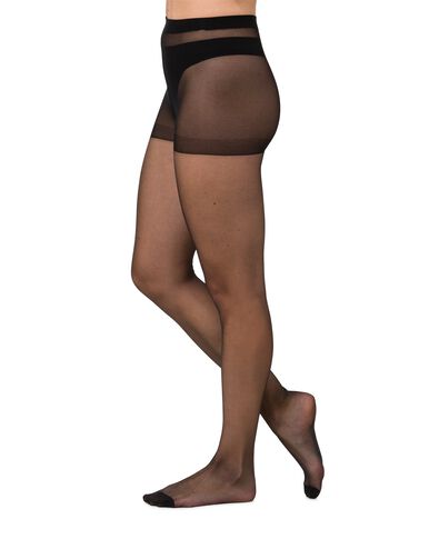 2-pak mat pantys 15 denier zwart