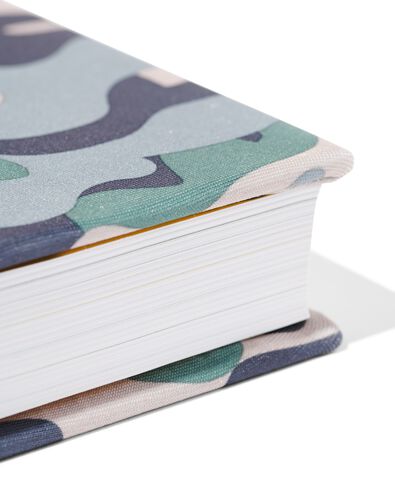 rekbare boekenkaft camouflage