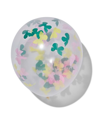 confetti ballonnen 30cm vlinder - 6 stuks