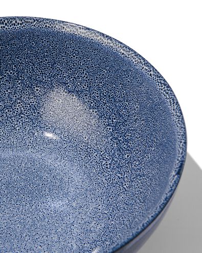 schaal &Oslash;26cm Porto reactief glazuur wit/blauw