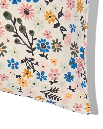 kussenhoes met bloemen 50x50 recycled