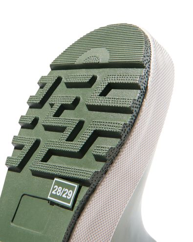 kinder regenlaarzen rubber groen