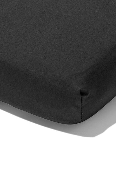 hoeslaken voor topper 180x220 zacht katoen donkergrijs