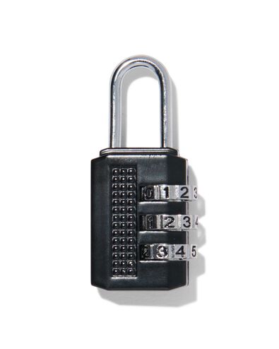 combinatie hangslot met 3 cijfers 5.5x2.5x1