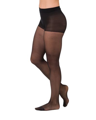 2-pak panty light control matt-mousse 20 denier zwart