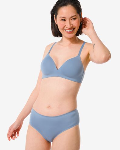 dames hipster second skin micro blauw