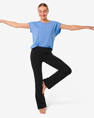 dames yogabroek zwart