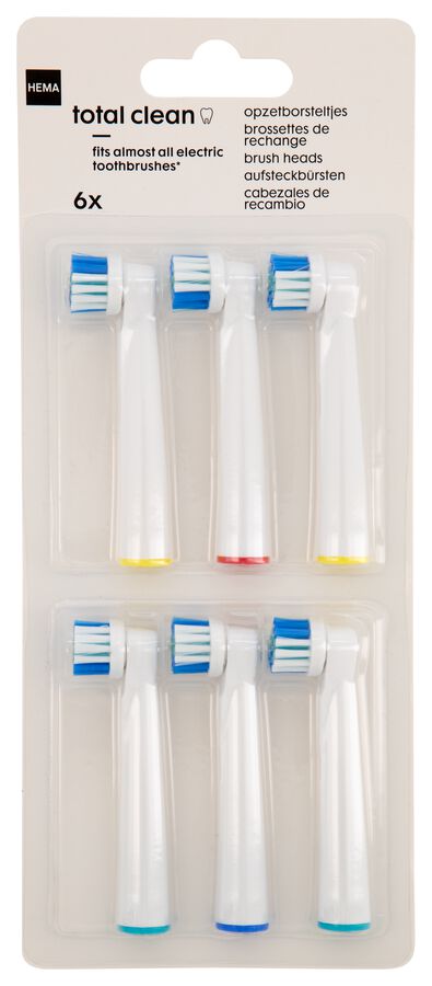 opzetborstels medium - 6 stuks