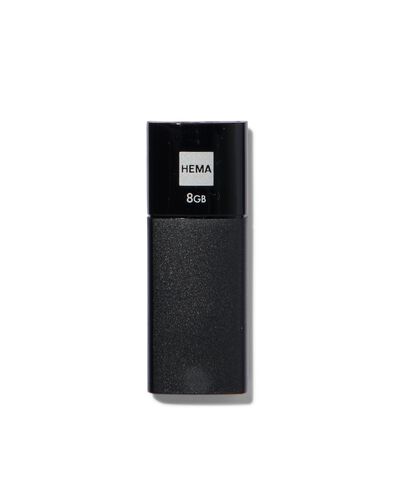 USB stick 2.0 8GB zwart