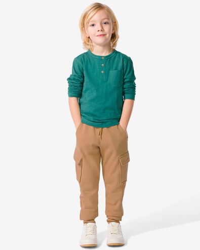 kinder cargo sweatbroek zand