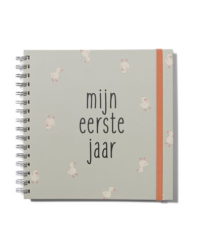 babyboek 1e jaar