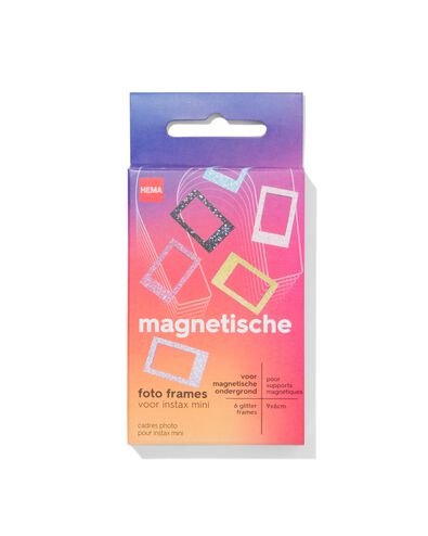 Instax magnetische fotoframes glitter - 6 stuks