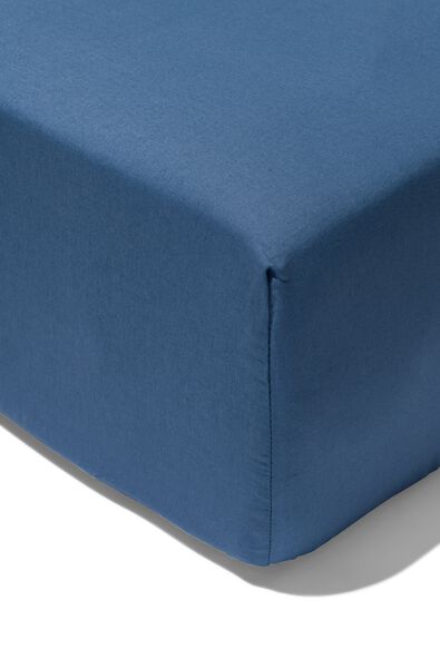 hoeslaken voor boxspring 140x200 zacht katoen blauw