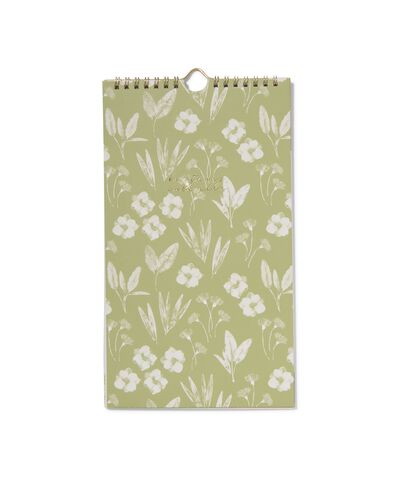 verjaardagskalender 28x16 met bloemen