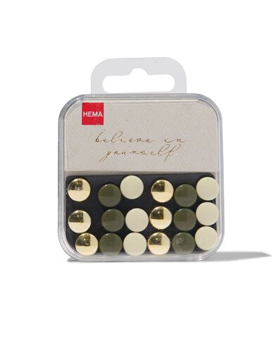 mini magneten &Oslash;1cm - 18 stuks