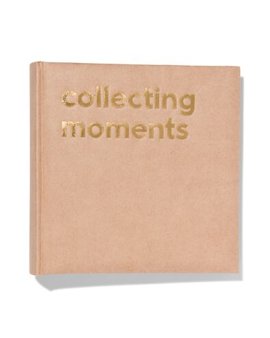 fotoboek met insteekhoezen 22.5x22.5 kraft