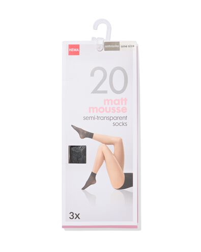 3-pak pantysokken matt-mouse 20 denier