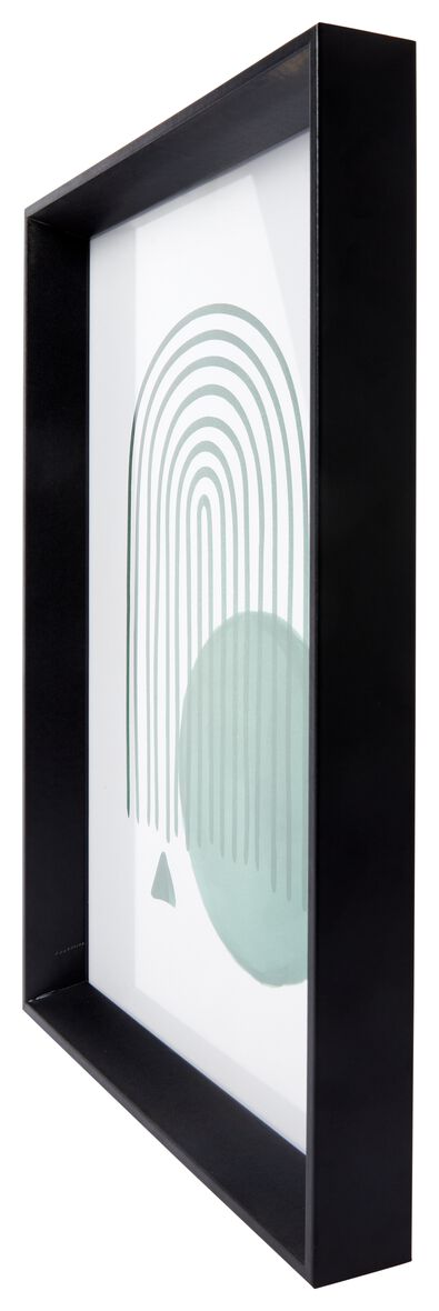 fotolijst hout A4 facetrand zwart