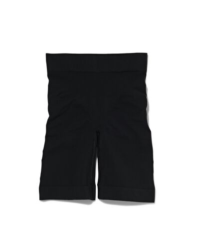sterk corrigerende biker hoge taille zwart