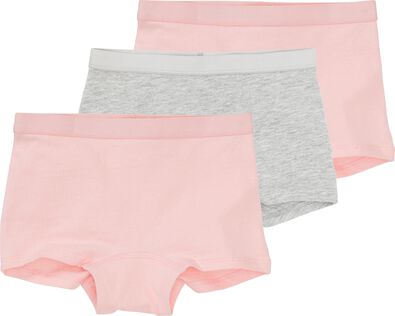 kinder boxers - 3 stuks lichtroze