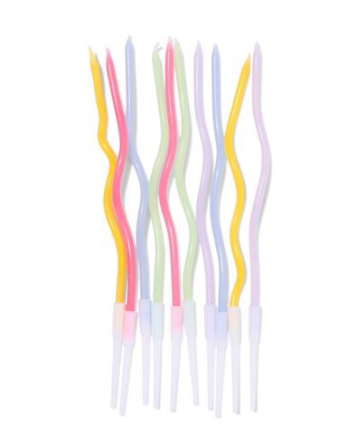 taartkaarsjes gedraaid 16cm - 10 stuks