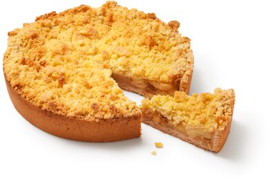 appelkruimeltaart vegan 6p.