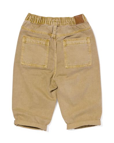 baby broek loose fit okergeel
