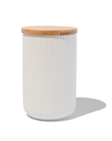 voorraadpot keramiek 1.4L gestreept