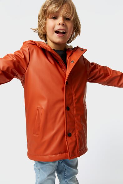 kinderjas met capuchon bruin