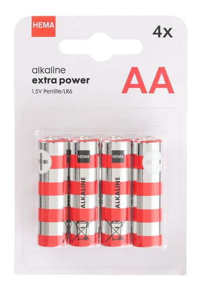 AA alkaline extra power batterijen - 4 stuks