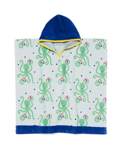 kinder strandponcho 60x60 octopus
