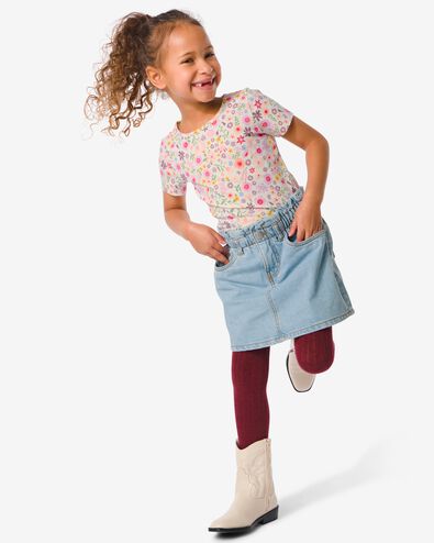 kinderrok paperbag denim lichtblauw
