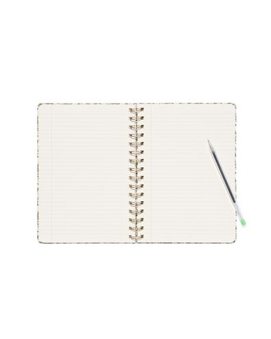notitieboek met spiraal A5 gelinieerd bloemen