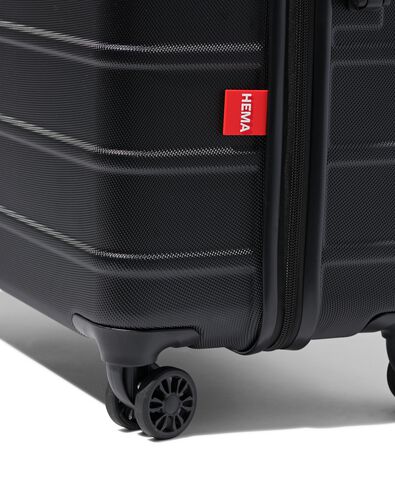 koffer ABS 51x28x76 zwart met TSA slot