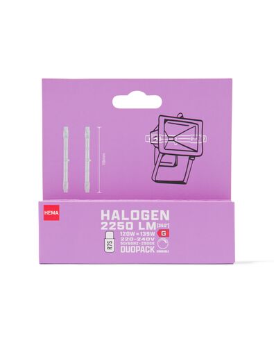 halogeen R7S 120W 2250lm 118mm duodim