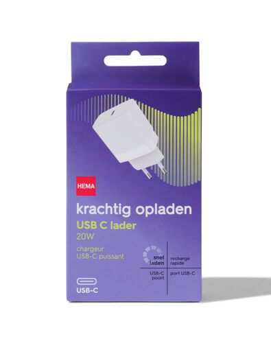 oplader USB-C wit