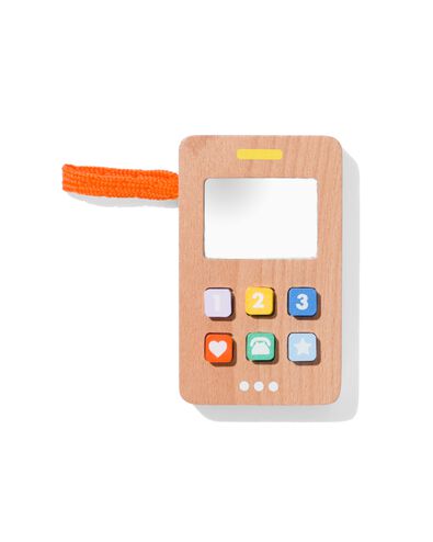 telefoon hout 11x6.5x2