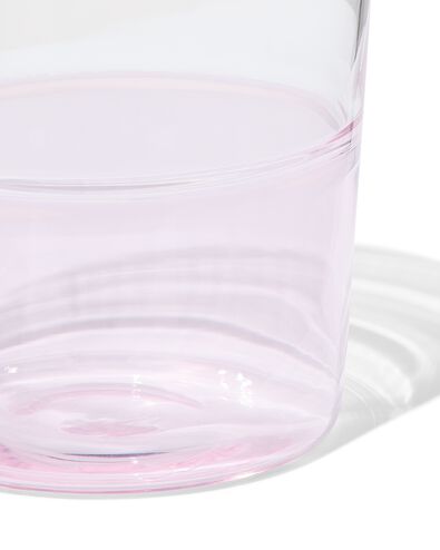 waterglas 320ml glas met roze