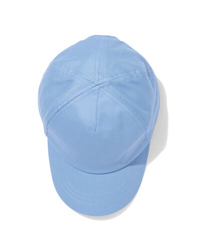 babypet met klep katoen blauw
